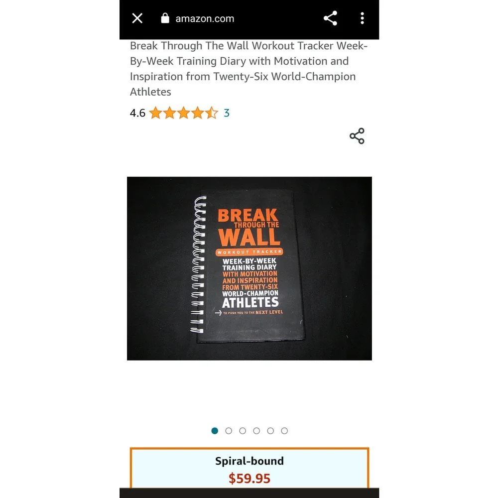 Break Through The Wall Workout Tracker Week-By-Week Training Diary